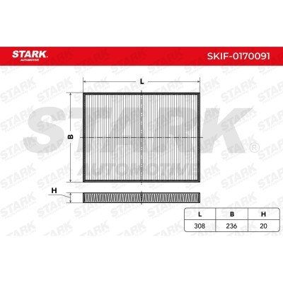 Cabin Air Filter Stark SKIF-0170091 SKIF-0170091 - photo 5