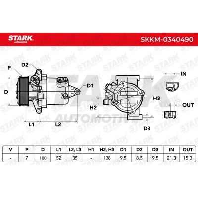 Compressor, Air Conditioning SKKM-0340490 - photo 5