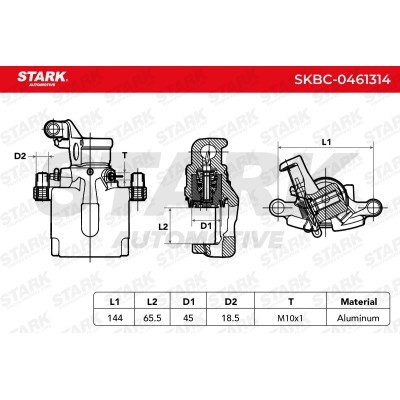 Brake Caliper Stark SKBC-0461314 SKBC-0461314 - photo 5