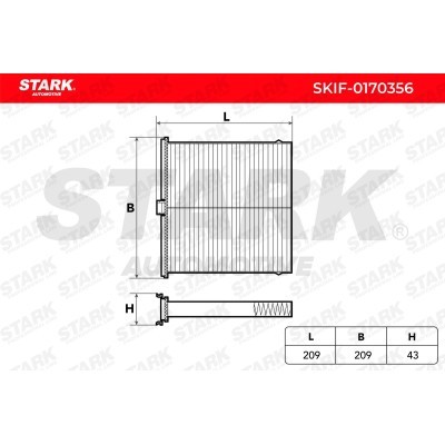 Cabin Air Filter Stark SKIF-0170356 SKIF-0170356 - photo 6
