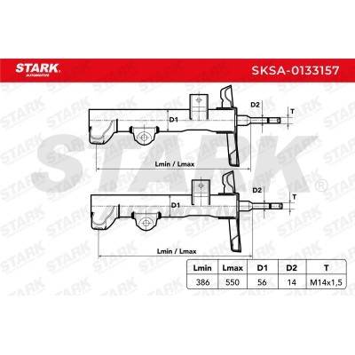 Shock Absorber Stark SKSA-0133157 SKSA-0133157 - photo 4