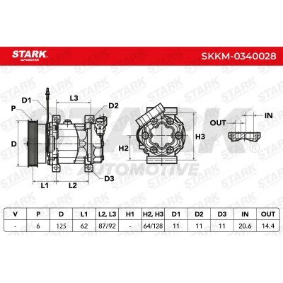 Compressor, Air Conditioning SKKM-0340028 - photo 5