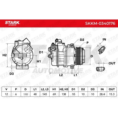 Compressor, Air Conditioning SKKM-0340176 - photo 5