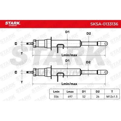Shock Absorber Stark SKSA-0133136 SKSA-0133136 - photo 7