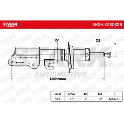 Shock Absorber Stark SKSA-0130328 SKSA-0130328 - photo 3