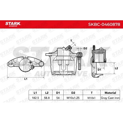 Brake Caliper Stark SKBC-0460878 SKBC-0460878 - photo 5