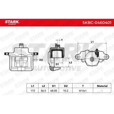 Brake Caliper Stark SKBC-0460401 SKBC-0460401 - photo 6