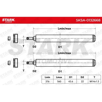 Shock Absorber Stark SKSA-0132668 SKSA-0132668 - photo 3
