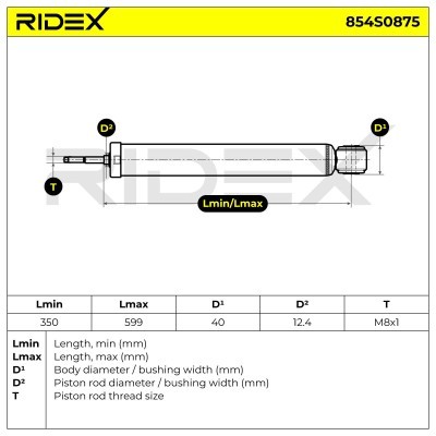 Shock Absorber RIDEX 854S0875 854S0875 - photo 7
