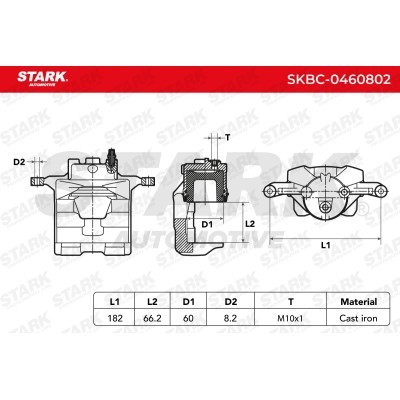 Brake Caliper Stark SKBC-0460802 SKBC-0460802 - photo 3