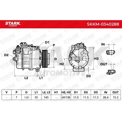 Compressor, Air Conditioning SKKM-0340288 - photo 5