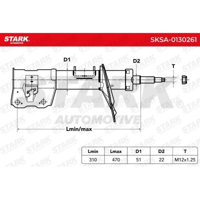Shock Absorber Stark SKSA-0130261 SKSA-0130261 - photo 3