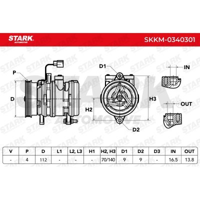 Compressor, Air Conditioning SKKM-0340301 - photo 6