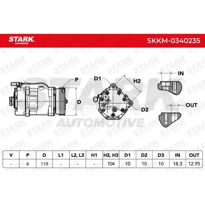 Compressor, Air Conditioning SKKM-0340235 - photo 7