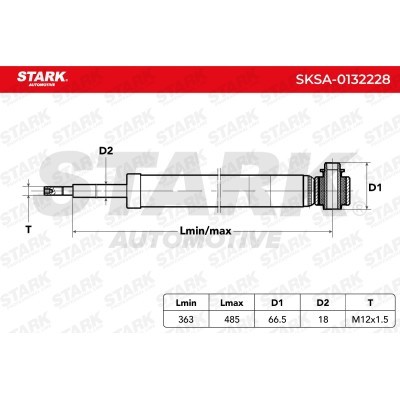 Shock Absorber Stark SKSA-0132228 SKSA-0132228 - photo 6