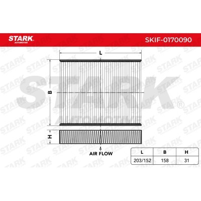 Cabin Air Filter Stark SKIF-0170090 SKIF-0170090 - photo 4