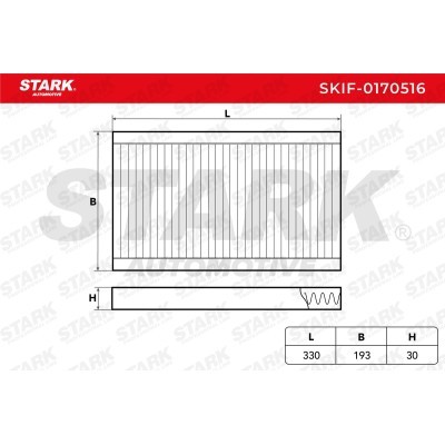 Cabin Air Filter Stark SKIF-0170516 SKIF-0170516 - photo 2