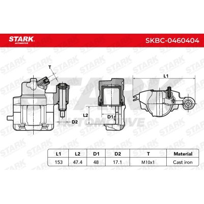 Brake Caliper Stark SKBC-0460404 SKBC-0460404 - photo 3