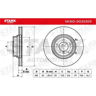 Brake Disc Stark SKBD-0020303 SKBD-0020303 - photo 5