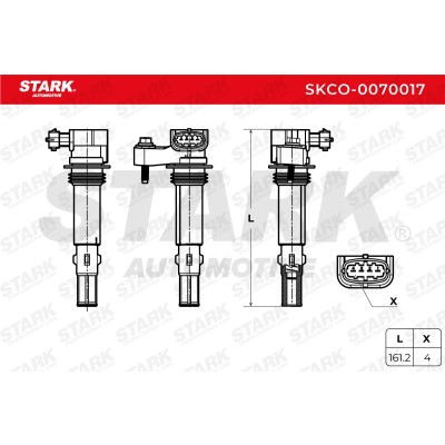Ignition Coil Stark SKCO-0070017 SKCO-0070017 - photo 5