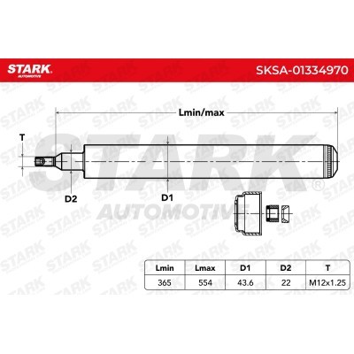 Shock Absorber Stark SKSA-01334970 SKSA-01334970 - photo 6