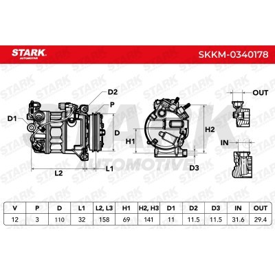 Compressor, Air Conditioning SKKM-0340178 - photo 7