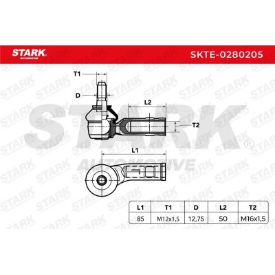 Tie Rod End Stark SKTE-0280205 SKTE-0280205 - photo 6