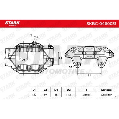 Brake Caliper Stark SKBC-0460031 SKBC-0460031 - photo 4