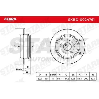 Brake Disc Stark SKBD-0024761 SKBD-0024761 - photo 7