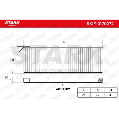 Cabin Air Filter Stark SKIF-0170272 SKIF-0170272 - photo 2