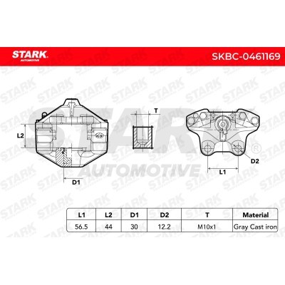 Brake Caliper Stark SKBC-0461169 SKBC-0461169 - photo 6