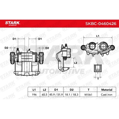 Brake Caliper Stark SKBC-0460426 SKBC-0460426 - photo 5