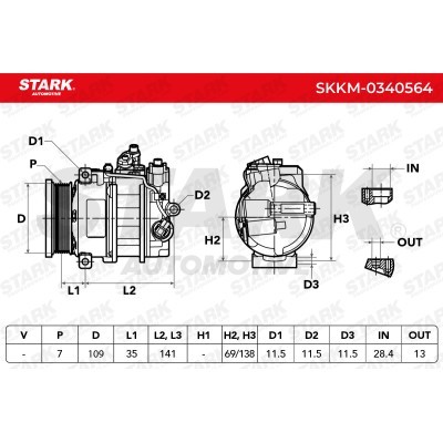 Compressor, Air Conditioning SKKM-0340564 - photo 6