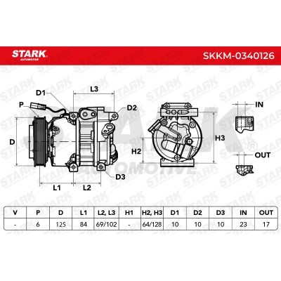 Compressor, Air Conditioning SKKM-0340126 - photo 7