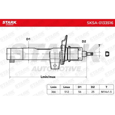 Shock Absorber Stark SKSA-0133516 SKSA-0133516 - photo 6