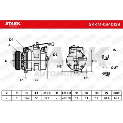 Compressor, Air Conditioning SKKM-0340129 - photo 5