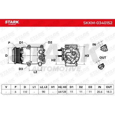 Compressor, Air Conditioning SKKM-0340152 - photo 8