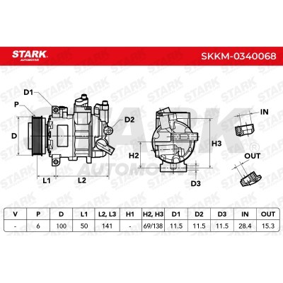 Compressor, Air Conditioning SKKM-0340068 - photo 5