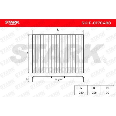 Cabin Air Filter Stark SKIF-0170488 SKIF-0170488 - photo 2