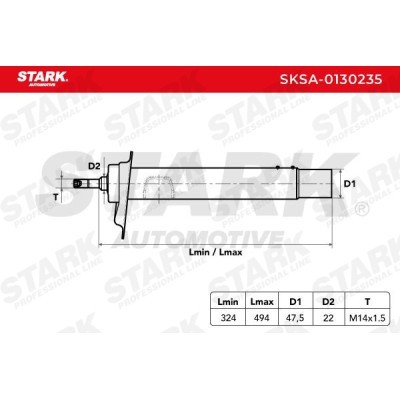 Shock Absorber Stark SKSA-0130235 SKSA-0130235 - photo 3