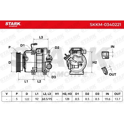 Compressor, Air Conditioning SKKM-0340221 - photo 7