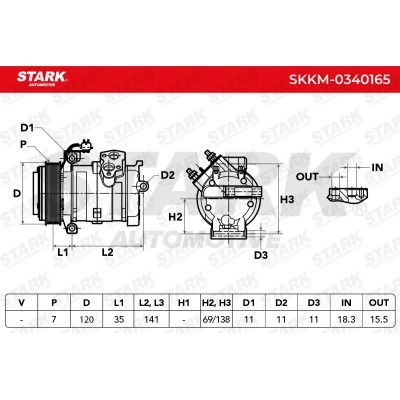 Compressor, Air Conditioning SKKM-0340165 - photo 7