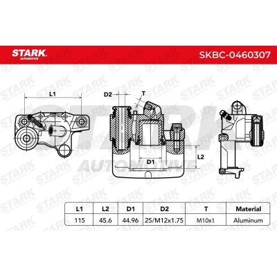 Brake Caliper Stark SKBC-0460307 SKBC-0460307 - photo 6