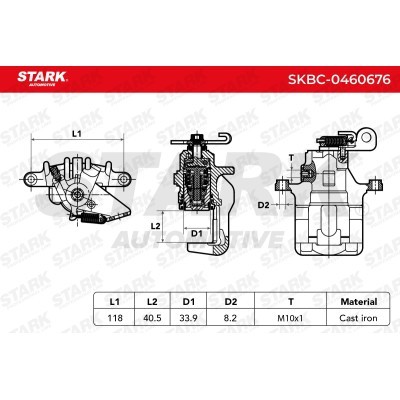 Brake Caliper Stark SKBC-0460676 SKBC-0460676 - photo 6