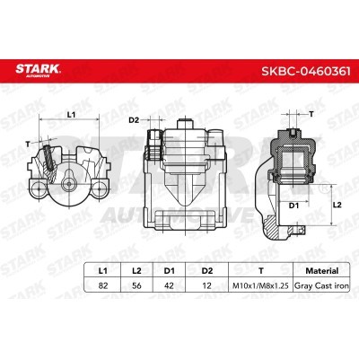 Brake Caliper Stark SKBC-0460361 SKBC-0460361 - photo 6