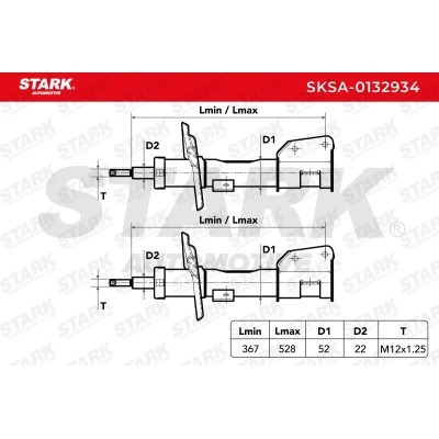 Shock Absorber Stark SKSA-0132934 SKSA-0132934 - photo 4