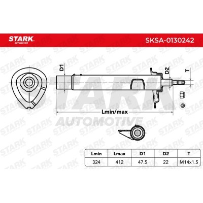 Shock Absorber Stark SKSA-0130242 SKSA-0130242 - photo 3