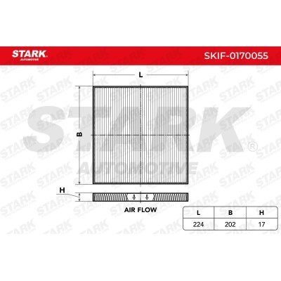 Cabin Air Filter Stark SKIF-0170055 SKIF-0170055 - photo 3