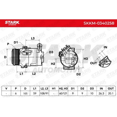 Compressor, Air Conditioning SKKM-0340258 - photo 5