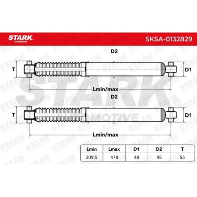 Shock Absorber Stark SKSA-0132829 SKSA-0132829 - photo 4